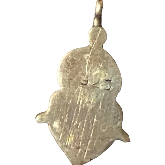 Labradorite Moonstone Cabochon Sterling Silver Bali Style Charm Pendant - Picture 3 of 4